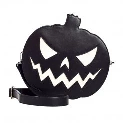 SOURPUSS SPARKLE PUMPKIN PURSE BLACK/WHITE Shop Sourpuss