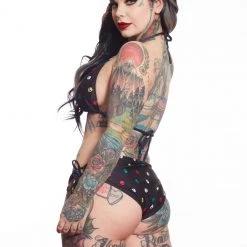 SOURPUSS MULTI SKULLS STRING BIKINI